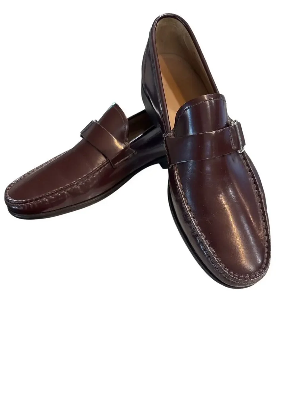 NEW Bally Brown Tedor Leather Loafers SZ 7.5 Switzerland $700